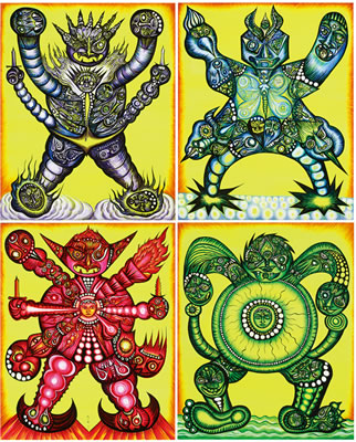 Four Small Power Rangers (set of 4) by Li-Yeh Chang - Auction record, sale price, and art valuation. Compare with similar artists and explore comparable artworks.