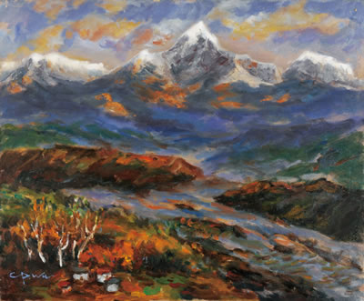 Early Sunset by Cho-Po Wu - Auction record, sale price, and art valuation. Compare with similar artists and explore comparable artworks.
