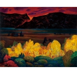 Autumn Dusk 1993 by Wen-Chiang Lin - Auction record, sale price, and art valuation. Compare with similar artists and explore comparable artworks.