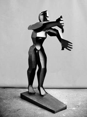 Sample artwork by Hansjorg Gisiger (1919 - 2008), known for sculpture - View similar artists and auction records