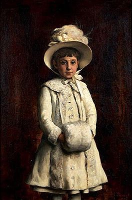 Petite fille au manchon