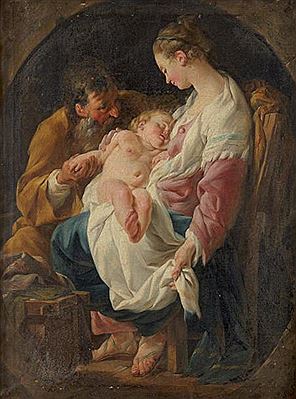 La Sainte famille by Noel Halle - Auction record, sale price, and art valuation. Compare with similar artists and explore comparable artworks.