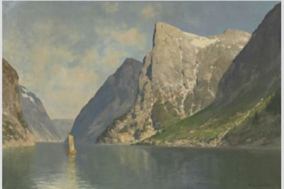 Norwegische Fjordlandschaft