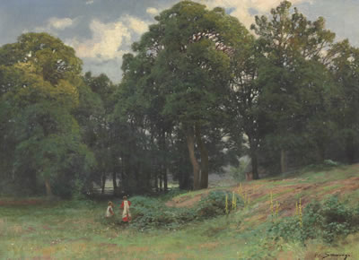 Sample artwork by Friedrich Wilhelm Schwinge (1852 - 1913), known for landscape and marine painting - View similar artists and auction records