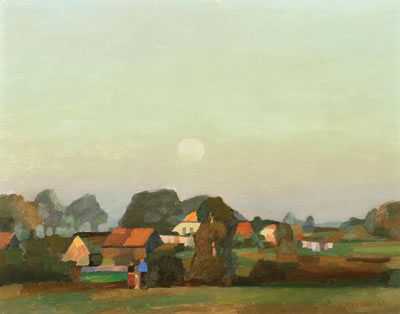 Mondaufgang by Udo Peters - Auction record, sale price, and art valuation. Compare with similar artists and explore comparable artworks.