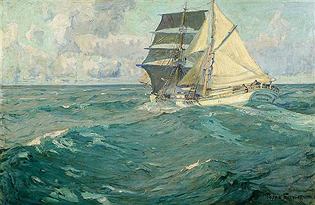 Segelschiff auf hoher See