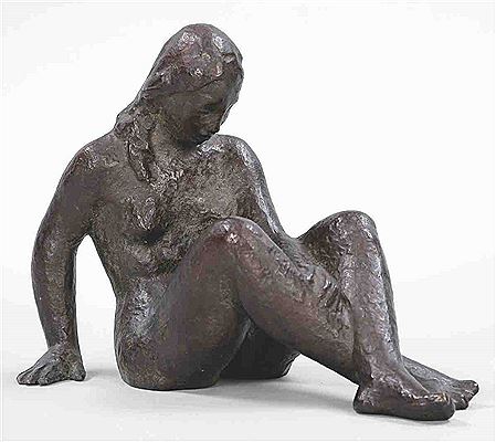 Sitzender weiblicher Akt