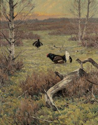 Birkhähne by Gerhard Lobenberg - Auction record, sale price, and art valuation. Compare with similar artists and explore comparable artworks.