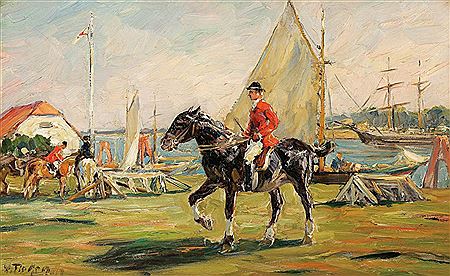 Reitturnier in Travemünde by Willy Tiedjen - Auction record, sale price, and art valuation. Compare with similar artists and explore comparable artworks.