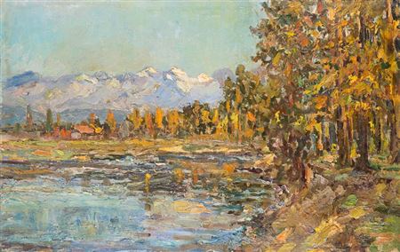 Sample artwork by Boris Nikolaevich Bezikovich (1917 - 1980), known for painting - View similar artists and auction records