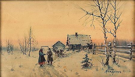 Artwork by Mikhail Abramovich Balunin