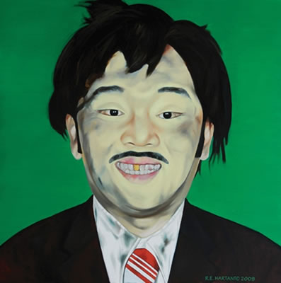 Portrait of Ristyo Eko Hartanto: Self-portrait at Pyongyang there is no fact, only interpretation
