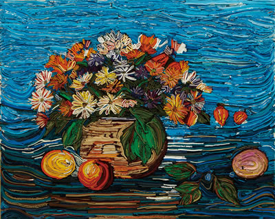 Layer Blue Still Life