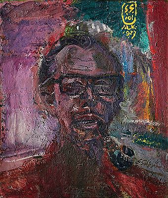 Portrait of Sindudarsono Sudjojono: Self-portrait