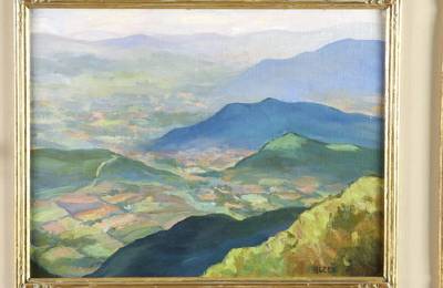 View of Shenandoah Valley, Virginia by Aleen Aked - Auction record, sale price, and art valuation. Compare with similar artists and explore comparable artworks.