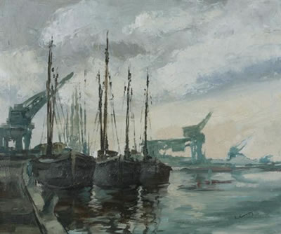 Sample artwork by Emile Lammers (1914 - 1990), known for painting - View similar artists and auction records