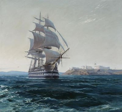 Sample artwork by Ernst Frommhold (1879 - 1955), known for marine and landscape painting - View similar artists and auction records