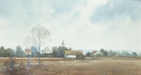 VIEW OF MEADOW WITH TREES by Lajos Dobroszlav - Auction record, sale price, and art valuation. Compare with similar artists and explore comparable artworks.