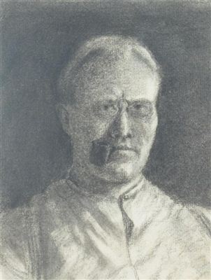 Portrait of August Rolle: Self-portrait