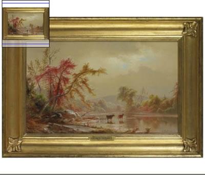 First Frost in the Delaware Valley by George Bensell - Auction record, sale price, and art valuation. Compare with similar artists and explore comparable artworks.