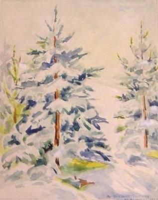 A Christmas Tree by Elisabeth Spalding - Auction record, sale price, and art valuation. Compare with similar artists and explore comparable artworks.