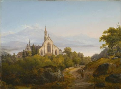 Sample artwork by August Christian Geist (1835 - 1868), known for painting - View similar artists and auction records