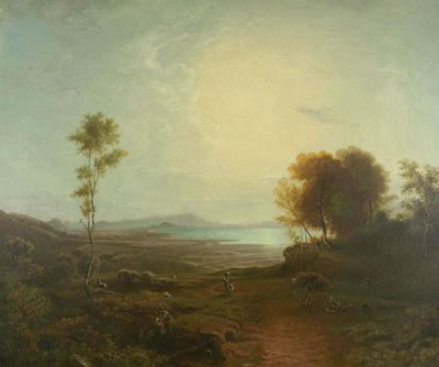 Sample artwork by Carl Anton Joseph Rottmann (1797 - 1850), known for atmospheric dramatlic bavarian landscape painting, drawing, frescoes - View similar artists and auction records