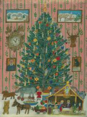 Sample artwork by Max Raffler (1902 - 1988), known for naïve art - View similar artists and auction records