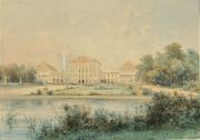 Blick auf Schloss Nymphenburg. by August Friedrich Reinhardt - Auction record, sale price, and art valuation. Compare with similar artists and explore comparable artworks.