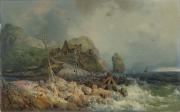 Die Insel St. Paul im Indischen Ozean.