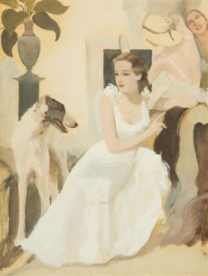 Damenrunde (Fliegende Blätter). by Carl Joseph Bauer - Auction record, sale price, and art valuation. Compare with similar artists and explore comparable artworks.