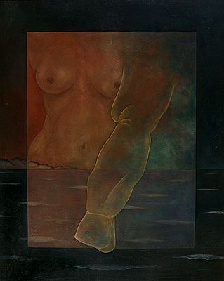 "Mirage sur la mer".