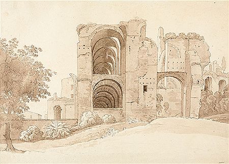 "Ruinen des Kaiserpalasts in Rom".