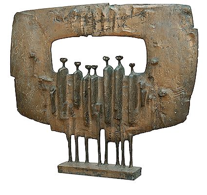 Große gerahmte Figuren. by Fritz Koenig - Auction record, sale price, and art valuation. Compare with similar artists and explore comparable artworks.