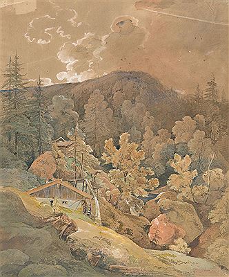 Die Wetzsteinmühle bei Ohlstadt. by Franz Kobell - Auction record, sale price, and art valuation. Compare with similar artists and explore comparable artworks.