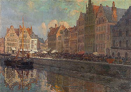 Sample artwork by Alfons De Cuyper (1877 - 1954), known for painting - View similar artists and auction records