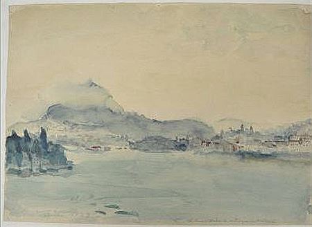 "Am Vierwaldstätter See - Luzern und Hausberg Pilatus". 1929.