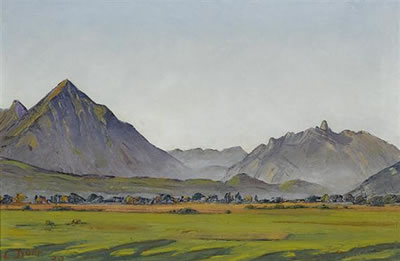 Paysage de montagne. by Louis Durr - Auction record, sale price, and art valuation. Compare with similar artists and explore comparable artworks.