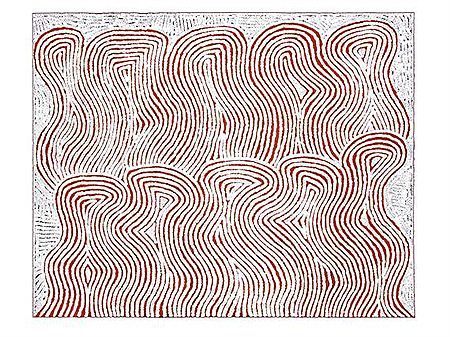 Sample artwork by Barbara Reid Napangarti (Born 1962), known for aboriginal painting - View similar artists and auction records