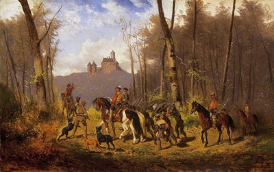 Sample artwork by Alexander Ritter von Bensa (1820 - 1902), known for painting - View similar artists and auction records
