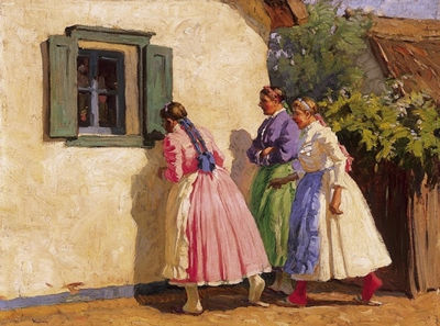 Sample artwork by Sandor Nyilasy (1873 - 1934), known for religious and landscape painting - View similar artists and auction records