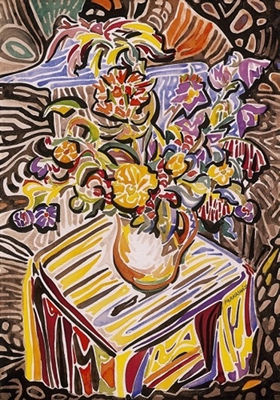 Still life of flowers