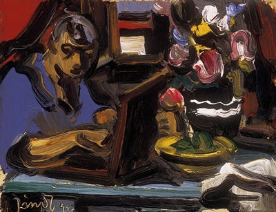 At the table