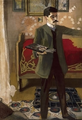 Portrait of Gyula Tichy: Self-Portrait of a Painter
