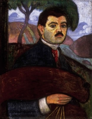 Portrait of Tibor Boromisza: Self-portrait