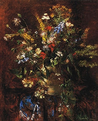 A bunch of wild flowers by Jeno Kemendy - Auction record, sale price, and art valuation. Compare with similar artists and explore comparable artworks.