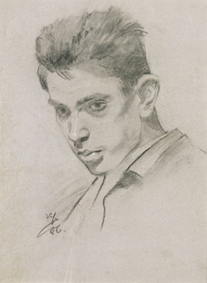 Portrait of Janos Miklos Vaszary: Self-portrait, 1886