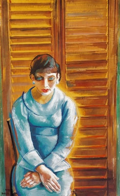 A Blue-dressed Girl from Rome, 1935