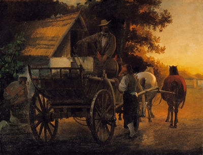 Traveller in front of the Inn, 1890