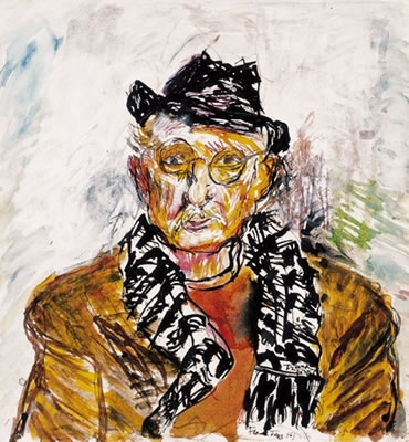 Portrait of Frigyes Frank: Self-portrait